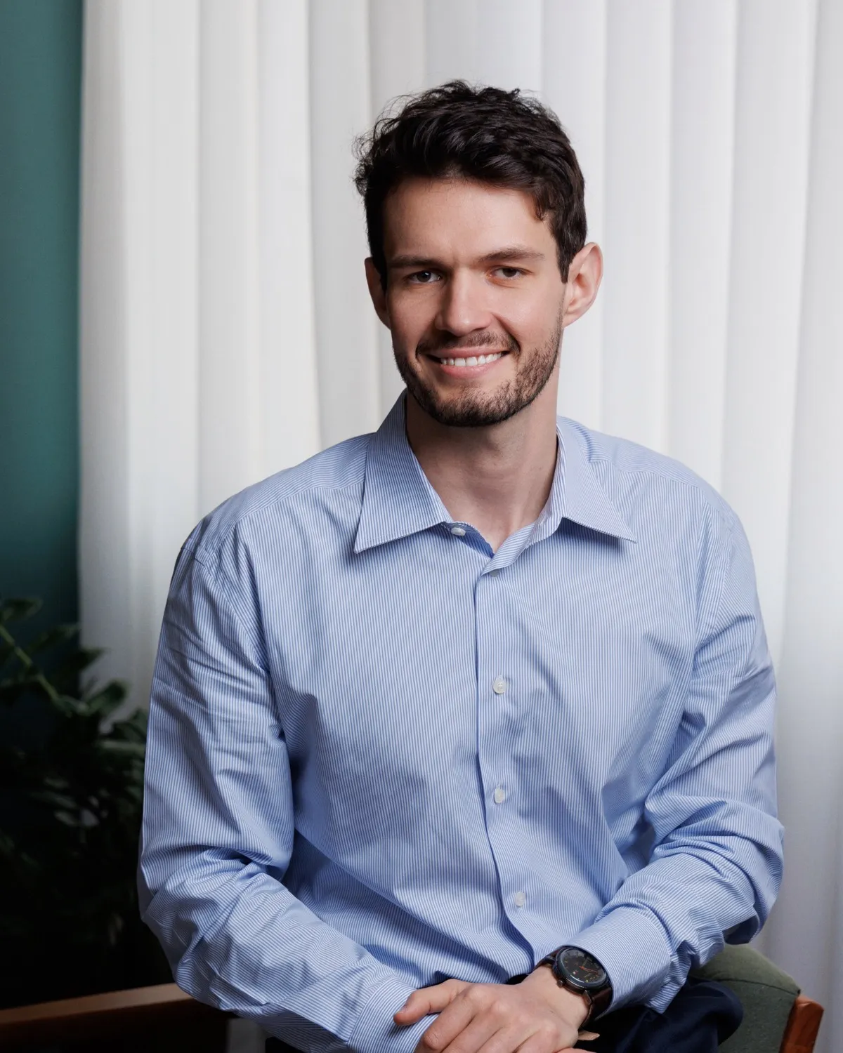 Vitor Krepsky, fundador da Target Studio, sorrindo